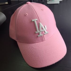 LA Dodgers womens pink hat